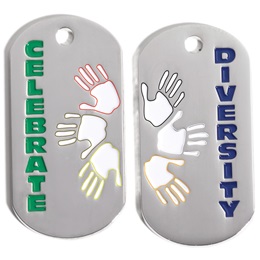 Puzzle Dog Tag - Celebrate Diversity