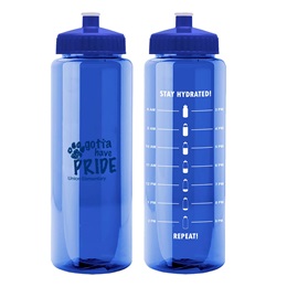 Water Measurement Custom Bottle - Stay Hydrated