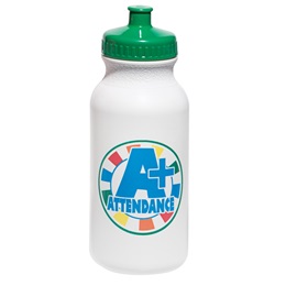 Full-color Water Bottle - A+ Attendance