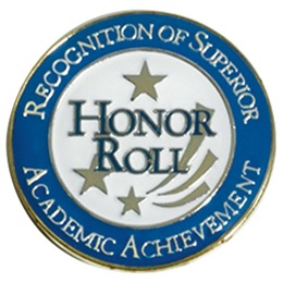 Honor Roll Award Pin - Academic Achievement