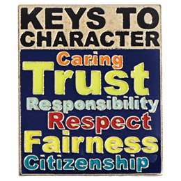 Character Award Pin - Keys to Character