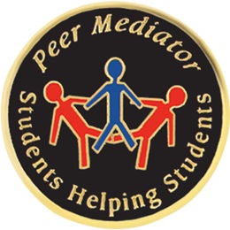 Peer Mediator Award Pin - Students Helping Students