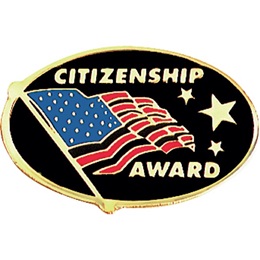 Citizenship Award Pin - American Flag