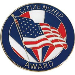 Citizenship Award Pin - American Flag