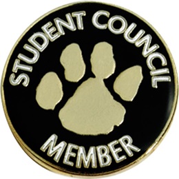 Student Council Award Pin - Paw