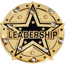Leadership Award Pin - Rhinestones