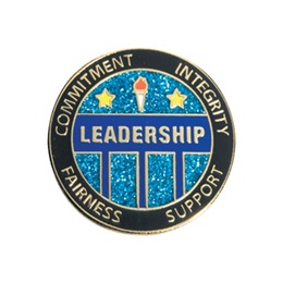 Leadership Award Pin - Glitter