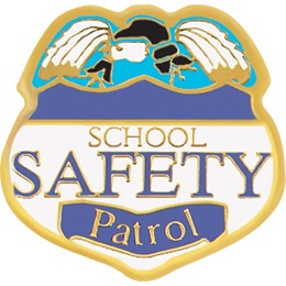 Safety Patrol Award Pin - Eagle Badge