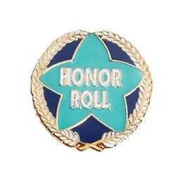 Honor Roll Award Pin - Blue Star