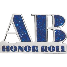 Honor Roll Award Pin - Glitter AB Honor Roll