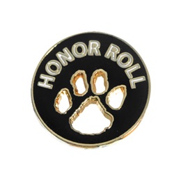 Honor Roll Photo Award Pin - Die-cut Paw