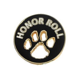 Honor Roll Photo Award Pin - Die-cut Paw