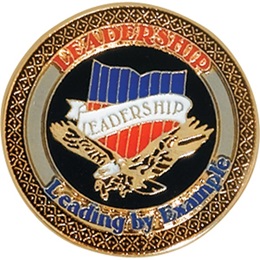 Leadership Award Pin - Leading By Example