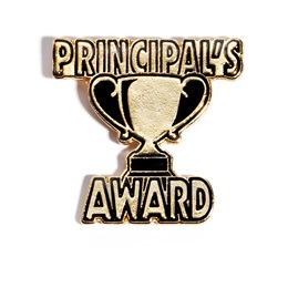1 in. Principal's Award Pin - Trophy Cup