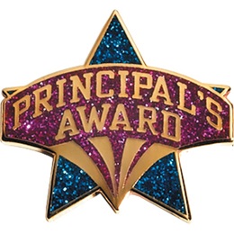 Principal's Award Pin - Glitter Starburst