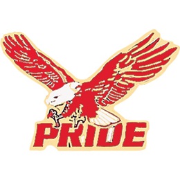 Eagle Award Pin - Red Pride