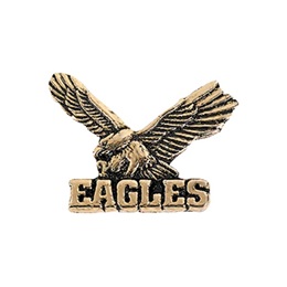 Eagle Award Pin - Gold Tone