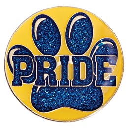 Paw Pride Award Pin - Glitter