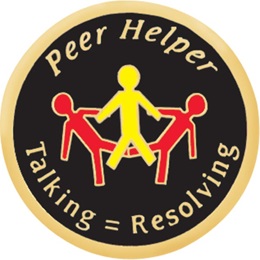 Peer Helper Award Pin – Talking Equals Resolving