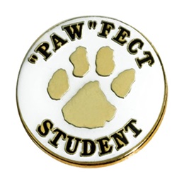 "Paw" Fect Student Award Pin