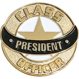 Student Council Award Pin -Class Officer President