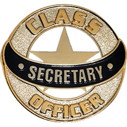 Student Council Award Pin -Class Officer Secretary