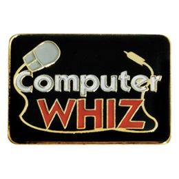 Computer Whiz Award Pin
