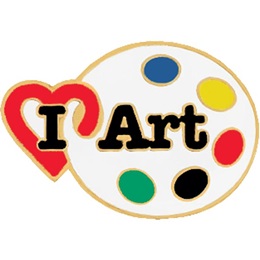 Art Award Pin - Paint Palette