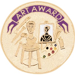 Art Award Pin - Sculpture, Paint and Art Supplies