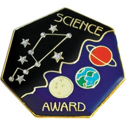Science Award Pin - Galaxy