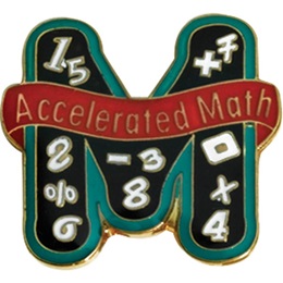 Math Award Pin - Accelerated Math