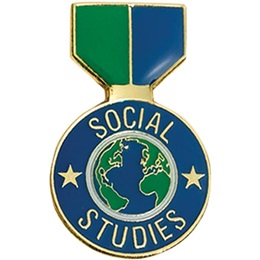 Social Studies Award Pin - Medallion