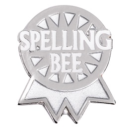 Spelling Award Pin - Spelling Bee Ribbon