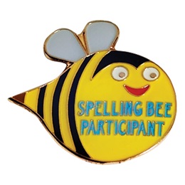 Spelling Award Pin - Spelling Bee Participant