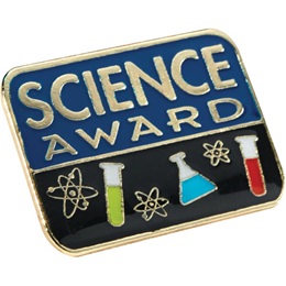 Science Award Pin - Lab Equipment