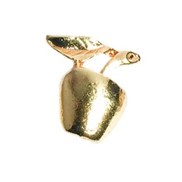 Gold Apple Award Pin