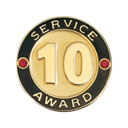 Service Award Pin - 10 Years
