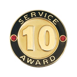 Service Award Pin - 10 Years
