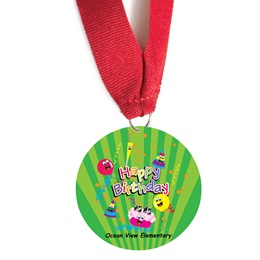 Custom Medallion - Happy Birthday Party