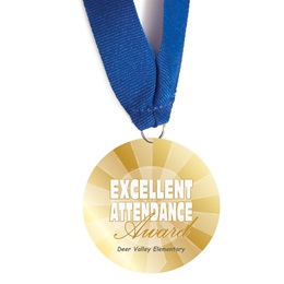 Custom Medallion - Excellent Attendance Award