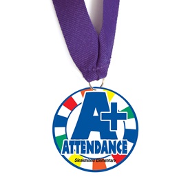 Custom Medallion - A+ Attendance
