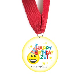 Custom Medallion - Happy Birthday 2 U