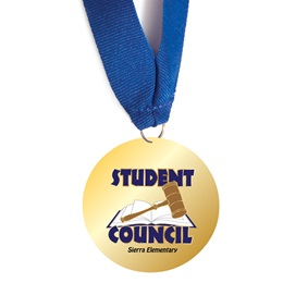 Custom Medallion - Student Council Gavel