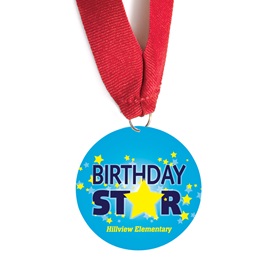 Custom Medallion - Birthday Star
