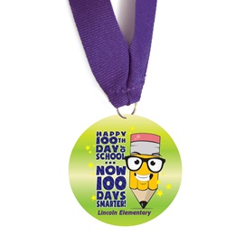 Custom Medallion - Happy 100th Day of School