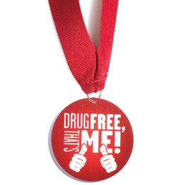 Stock Medallion - Drug Free, That's Me!