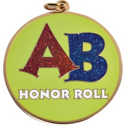 Glitter Medallion - Honor Roll
