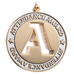 Attendance Award Die-cut Medallion