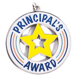 Principal's Award Die-cut Medallion