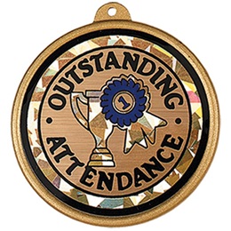 Holographic Medallion - Outstanding Attendance
